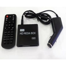 디빅스플레이어 REDAMIGO 자동차 풀 HD 1080P 미니 미디어 센터 HDD U 디스크 멀티미디어 플레이어 AV USB K7 C, 협동사, 검정 - 차량용디빅스