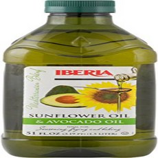 Iberia Avocado and Sunflower Oil (1.5 Liter) for H 고열 요리 튀김 베이킹 홈메이드 소스 드레싱 및 양념장용 이베리아 아보카도 및 해, 1개, 119ml