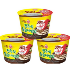 오뚜기 즉석 컵밥 전주식 돌솥비빔밥, 269g, 12개