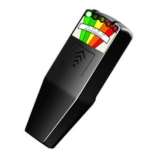  Qzero 방사능측정기 휴대용 방사선 가이거계수기 안전 원버튼 측정 핵 검출기 고정밀 방사성 테스터 선량계 수산물 방사선 미니 검출기, 블랙, 1개 