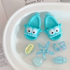 퍼니펀 여름 슬리퍼 클로그 신발장식 파츠 악세사리 실리콘참