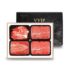 충북한우공동브랜드 청풍명월한우 무항생제 1+등급이상 한우 등심스페셜 VIP3호 선물세트 총1.6kg, 1개