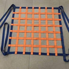 크레인 그물망 타워 후크 지게차 운반네트 밧줄 어선, 1mx1m 그리드 10cm 내하중 200kg, 1개