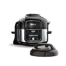 Ninja 닌자 Foodi 9-in-1 압력솥 및 에어프라이어, 5쿼트_5쿼트/스테인리스 스틸/네스팅 | 스테인레스 스