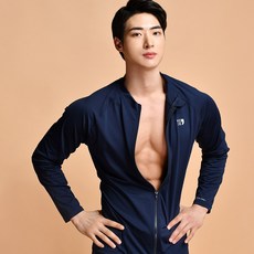 위크나인 남자래쉬가드 집업 네이비, M, 남성 집업 네이비