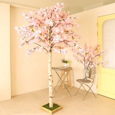 벚꽃조화 인조나무 조화나무 꽃가지 벚꽃가지 구름 벚꽃나무 240cm, 구름벚꽃나무 240cm, 1개