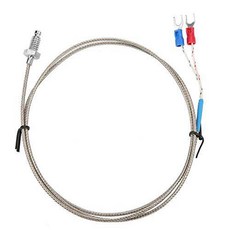 온도센서 열전대 thermocouple 케이블 K Type 온도 계량 탐침 탐색기 M6 BS