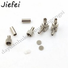 동축케이블커넥터 100-300Pcs 2 1 TS9/CRC9 직각 RF 커넥터 동축 어댑터 RG174 RG316 LMR100 케이블