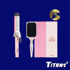 보다나 봉고데기 36mm 핑크+쿠션브러쉬+열방지패드