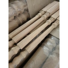 바나나목재 오크 핑거 집성 소봉 40X40X900mm 소동자 계단봉 나무봉 목재, 1개