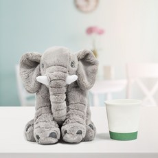 브로키 대형 코끼리 애착인형 출산선물세트 크리스마스 선물, 미니코끼리, 23cm