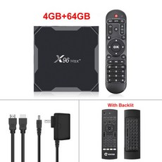 휴비나인 tv수신기 X96 맥스 플러스 스마트 TV 박스 안드로이드 90 Amlogic S905X3 TVBox 1000M 4GB RAM 32GB64GB 24G5G Wifi X96M, Au 플러그+4G 64G MX3