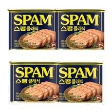 CJ제일제당 스팸 클래식, 340g, 4개