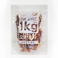 테비 오리 사사미 실속포장 1kg 오리 스틱 acm*26041zX, 1, 본상품선택 - 테비사사미1kg