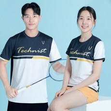 테크니스트 남성 여성 반팔 티셔츠 TNT6426 블랙