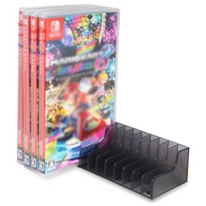 10구 DVD보관대 2개 CD케이스거치대 유아 DVD꽂이 정리대 - dvd꽂이