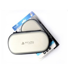 PS VITA 하드 케이스 대용량 파우치 PSP 보호 가방, 하드 케이스 대용량 파우치(실버), 1개