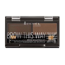 림멜 브로우 디스 웨이 아이브로우 키트 003 다크 브라운 Rimmel Brow This Way Eyebrow Powder Kit 003 Dark Brown