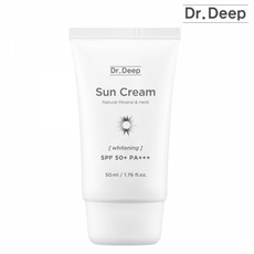 닥터딥 선크림 SPF50+ PA+++ 미백 자외선차단 기능성, 단품