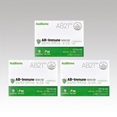 에이스바이옴 AB21 에이비이뮨 스페인산 아연 프로바이오틱스 30캡슐 3박스 3개월분