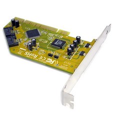 [강원전자] NETmate SATA2100 (SATA카드/PCI/INITIO/2port)