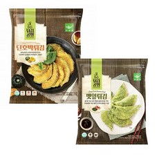 사옹원 단호박튀김 + 깻잎튀김, 2봉, 650g