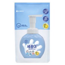 세꼼마 버블핸드워시 레몬향 리필 200ml 3개