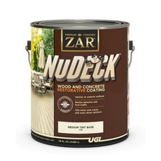 ZAR NUDECK 누덱 손상된 목재 콘크리트 복원용 수용성 방수페인트3.78L