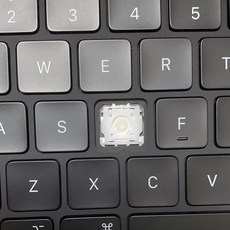 용품 교체 키 캡 가위 클립 힌지 애플 호환 iPad 프로 12.9 인치 A2378 A2379 매직 키보드 검정색 영어, 1 스페이스 키 캡, 없음, 1 Space Key Cap