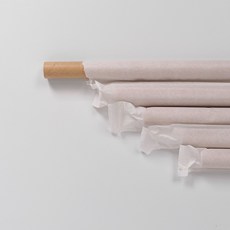 [KO] 11x210mm 크라프트 개별포장 종이빨대 1박스 3000개 / 테이크아웃용품 카페용품 밀크티 버블티용 일자형 빨대, [KO] 11 크라프트 개별종이빨대 3000개, 1개