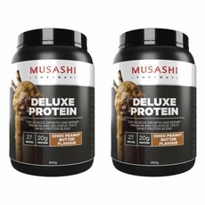 무사시 디럭스 프로틴 초코 피넛버터 900g 2팩 Musashi, 2개