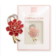 이플린카네이션브로치