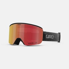 지로 Giro Axis 스키 고글 남성용 스노보드 VIVID 엠버VIVID 적외선 렌즈가 있는 블랙 화이트