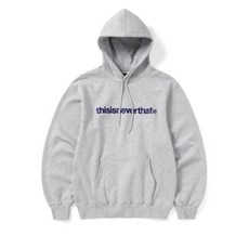 디스이즈네버댓 THISISNEVERTHAT T-Logo Hoodie Heather Grey