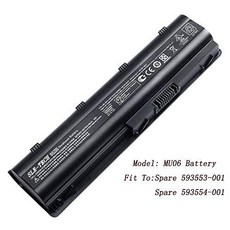 교체용 HP MU06 노트북 배터리 for HP 예비 593553-001 593554-001 636631-0, 상세내용참조