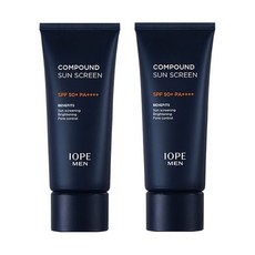 맨 컴파운드 선 스크린 SPF 50+ PA++++ 50ml 1+1 남성선크림 선로션, 2개