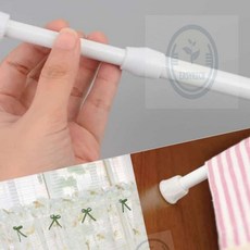 포근한잡화점 길이조절 일자커튼봉 창문커튼 아일렛커튼봉, 25~40cm