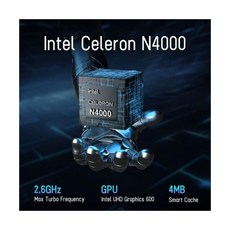 LETSUNG Mini PC Intel 셀러론 N4000 8GB RAM 128GB SSD 솔리드 스테이트 드라이브[세금포함] [정품] 창s 11 Pro 데스크탑 컴퓨터, 단일, 단일