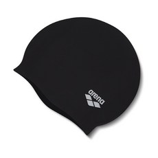 아레나 플레인 실리콘 수영 모자 A3AC1AC01, BLACK(A3AC1AC01BLK)