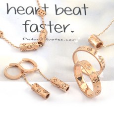 18k반지목걸이팔찌셋트