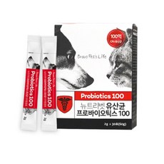 뉴트리벳 프로바이오틱스 100억(분말스틱형/ 30포), 단품, 단품