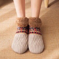 수면덧신 털양말 여성 임산부 보온 덧신양말 덧신 여성덧신 보온덧신 발열 수면, 1개