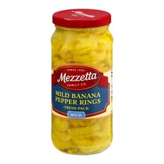 Mezzetta Mild Ring Peppers 16 oz 메제타 마일드 링 페퍼스 16온스, 1개, 473ml