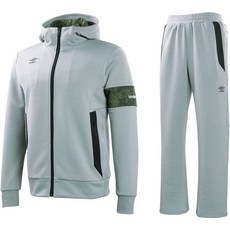 (안부) UMBRO 믹스 컬러 더미 후드 롱 팬츠 상하 세트 UCS3740 / PB 풀 Zip 파커 저지 (MGRYxMGRY M)
