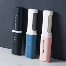 드라이클리닝 검은코트먼지 보풀 코트옷솔 옷먼지 제거 휴대용 브러쉬, 블랙