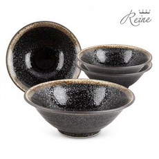 헨느 코수이 22cm 면기 4P / 도자기 라면기 / 우동기