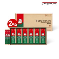 [KT알파쇼핑]정관장 홍삼진고 데일리스틱 2박스x30포, 300g, 2개