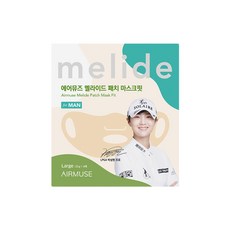 에어뮤즈 남성용 멜라이드 패치 마스크핏, 100g, 1개