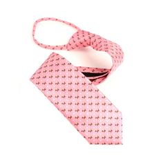 지퍼넥타이핑크