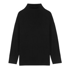 베스띠벨리 여성용 컬러 반하이넥 베이직 이너 티셔츠 BCIBB9812